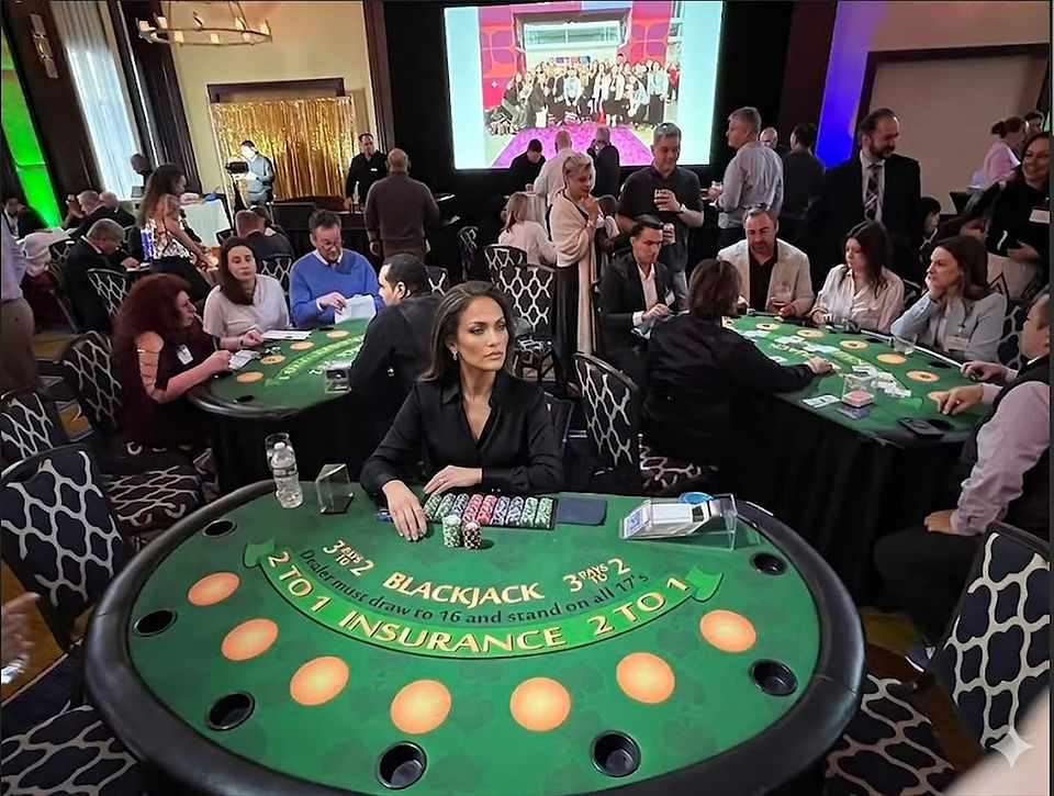 Fundraisers casino tables